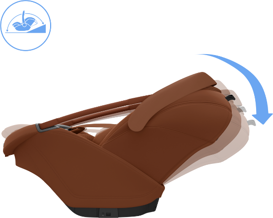 Slika Autosjedalica Coral Slide Pro, Grupa 0+ (0-13 kg) (40-87 cm) - Copper Terra Maxi-Cosi 