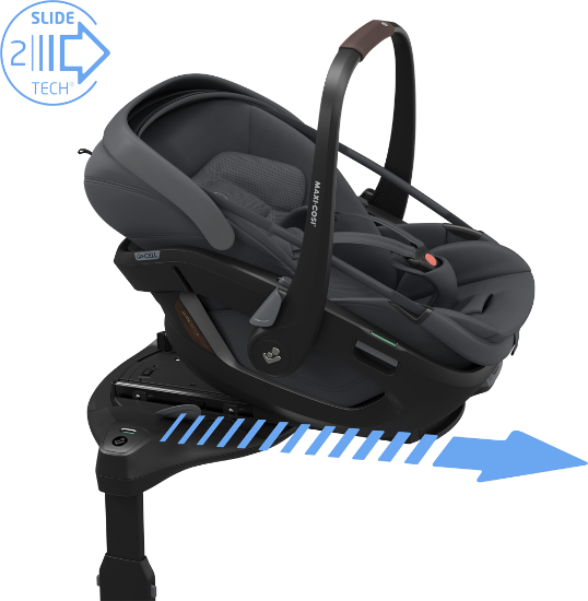 Slika Autosjedalica Coral Slide Pro, Grupa 0+ (0-13 kg) (40-87 cm) - Moon Graphite Maxi-Cosi 