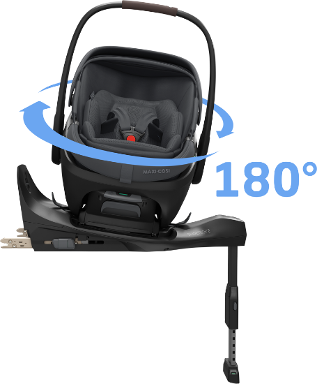 Slika Autosjedalica Coral Slide Pro, Grupa 0+ (0-13 kg) (40-87 cm) - Moon Graphite Maxi-Cosi 