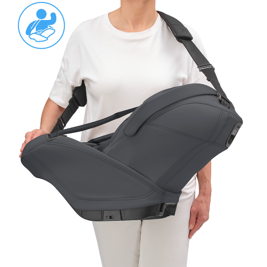 Slika Autosjedalica Coral Slide Pro, Grupa 0+ (0-13 kg) (40-87 cm) - Moon Graphite Maxi-Cosi 