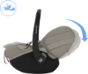 Slika Autosjedalica Pebble Slide Pro, Grupa 0+ (0-13 kg) (40-87 cm) - Sapphire Sand Maxi-Cosi