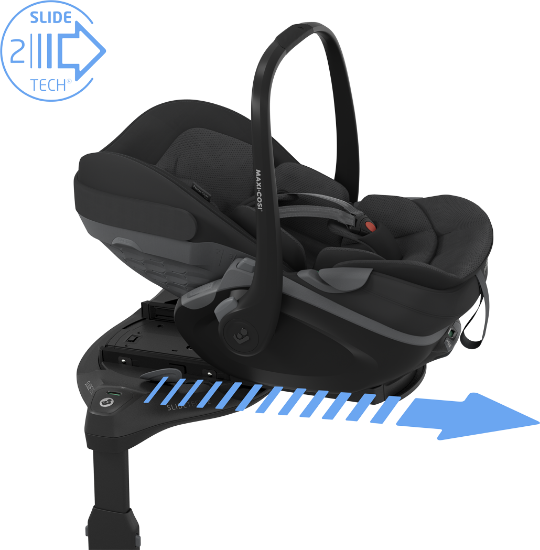 Slika Autosjedalica Pebble Slide Pro, Grupa 0+ (0-13 kg) (40-87 cm) - Onyx Black Maxi-Cosi 