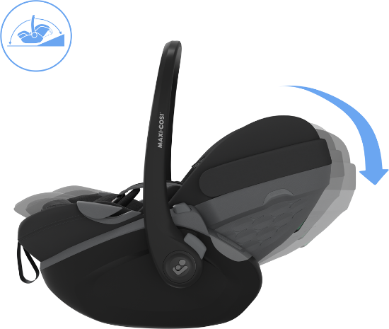 Slika Autosjedalica Pebble Slide Pro, Grupa 0+ (0-13 kg) (40-87 cm) - Onyx Black Maxi-Cosi 