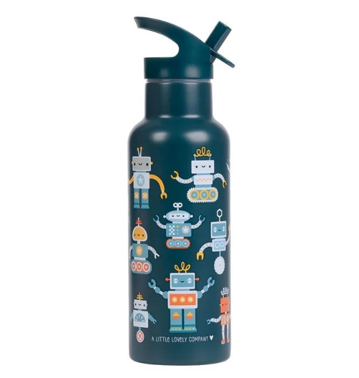 Slika Dječja bočica 500ml, Robots - A Little Lovely Company
