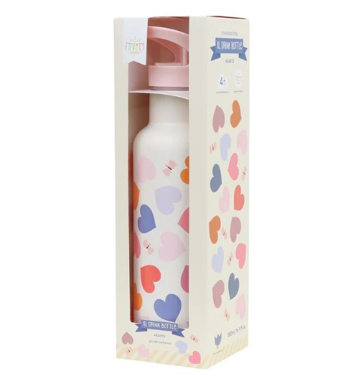 Slika Dječja bočica 500ml, Hearts - A Little Lovely Company