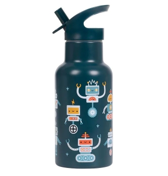 Slika Dječja bočica 350ml, Robots - A Little Lovely Company