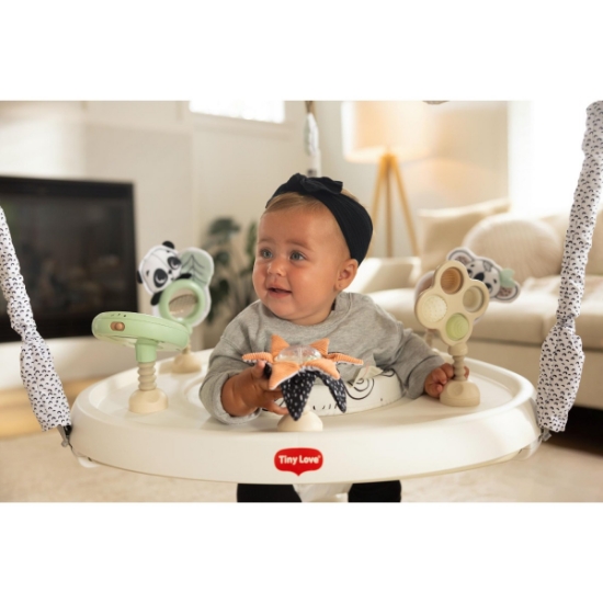 Slika Hopsalica 4u1 Jump & Play Activity Center - Black & White Decor Tiny Love 