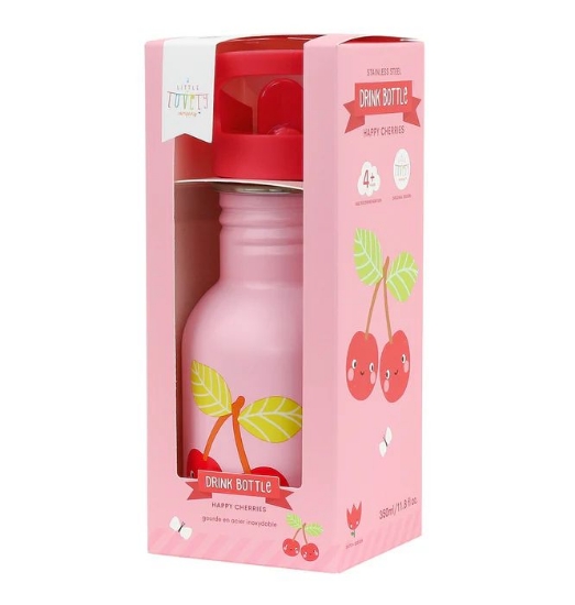 Slika Dječja bočica 350ml, Happy cherries - A Little Lovely Company
