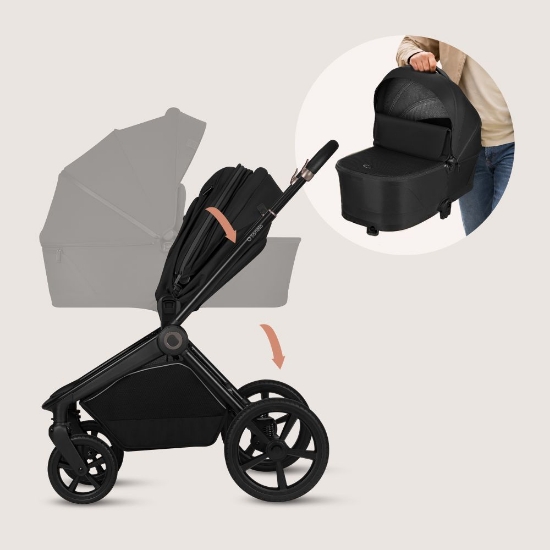 Slika Dječja kolica Freya 3u1, Black Onyx Lionelo 
