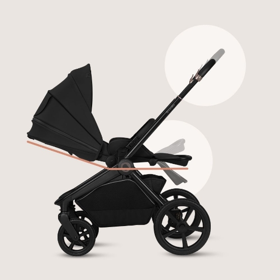 Slika Dječja kolica Freya 3u1, Black Onyx Lionelo 