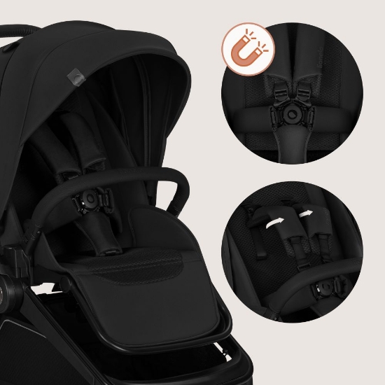 Slika Dječja kolica Freya 3u1, Black Onyx Lionelo 