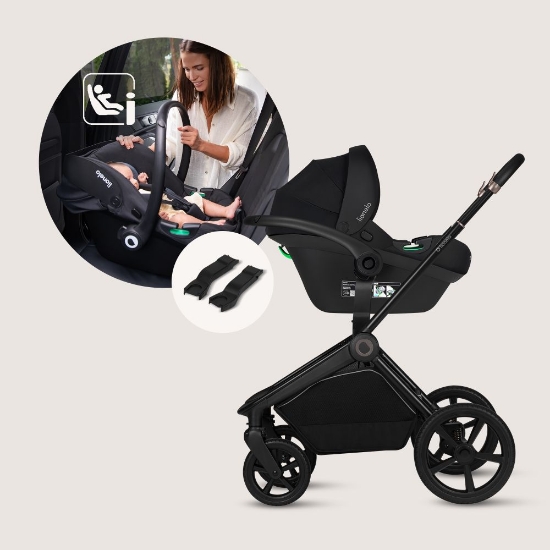Slika Dječja kolica Freya 3u1, Black Onyx Lionelo 
