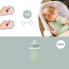 Slika Ergonomska silikonska bočica 150ml - Green Babymoov 