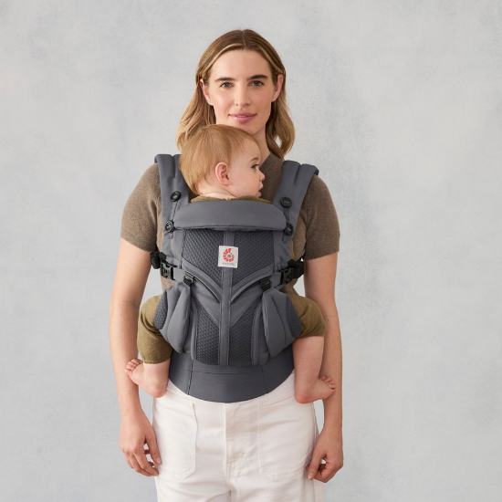 Slika Ergobaby Omni Classic Mesh nosiljka Charcoal Grey