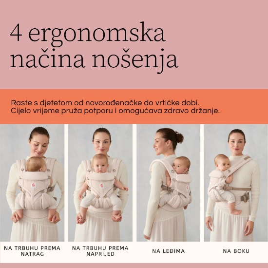Slika Ergobaby Omni Classic Mesh nosiljka Charcoal Grey