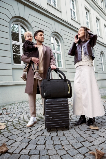 Slika Yula Weekender Torba za pelene Crna Lässig 