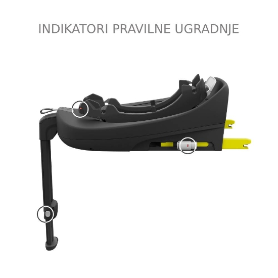 Slika Rotirajuća Isofix baza ENDURA SAFE FX Kinderkraft 