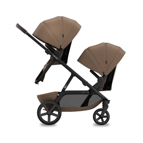 Slika NUVO 2 Twin dječja kolica za blizance 2u1, Mocha REDSBABY 