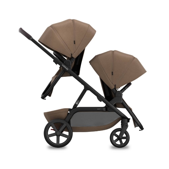 Slika NUVO 2 Twin dječja kolica za blizance 2u1, Mocha REDSBABY 