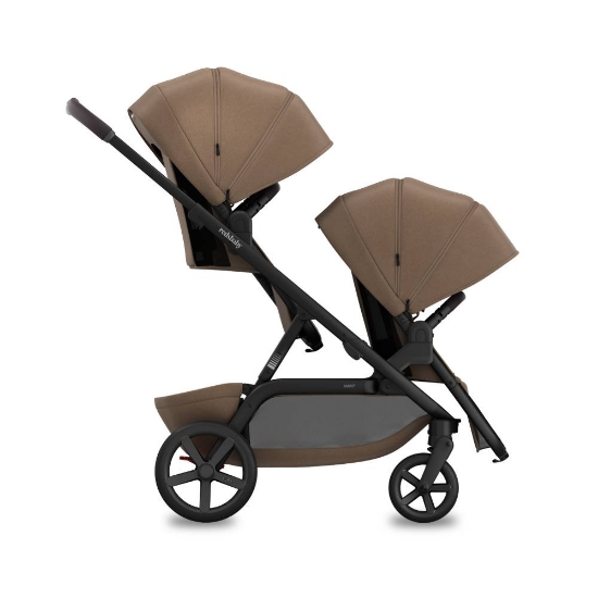 Slika NUVO 2 Twin dječja kolica za blizance 2u1, Mocha REDSBABY 