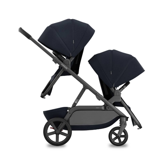 Slika NUVO 2 Twin dječja kolica za blizance 2u1, Midnight Blue REDSBABY 