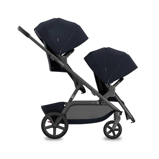 Slika NUVO 2 Twin dječja kolica za blizance 2u1, Midnight Blue REDSBABY 