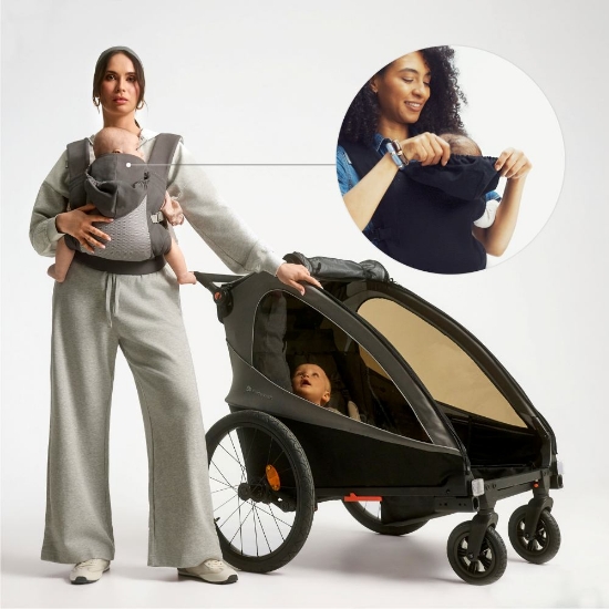 Slika Nosiljka CARRYBEE, Black Kinderkraft 