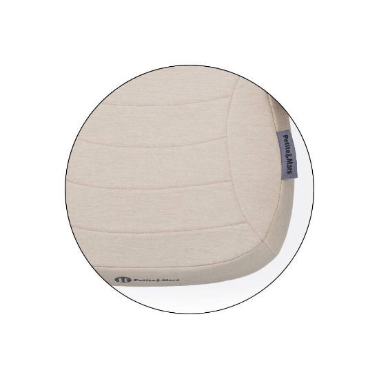 Slika Booster autosjedalica Zuno (125-150 cm) bez Isofix-a, Sage Beige PETITE&amp;MARS