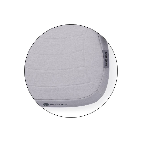 Slika Booster autosjedalica Zuno (125-150 cm) bez Isofix-a, Gentle Grey PETITE&amp;MARS