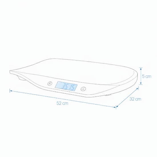 Slika Digitalna vaga za bebe Balance PETITE&amp;MARS 