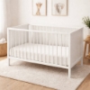 Slika Krevet/kinderbet Mila 3u1 120x60, White Wood PETITE&amp;MARS 