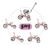 Slika Tricikl Turbo 5 u 1, Rosy Wilderness PETITE&amp;MARS