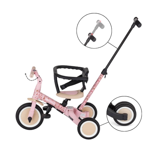Slika Tricikl Turbo 5 u 1, Rosy Wilderness PETITE&amp;MARS