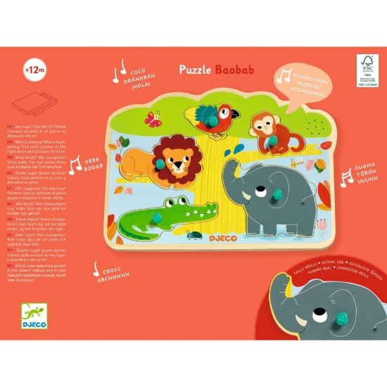 Slika Glazbene puzzle - Savana