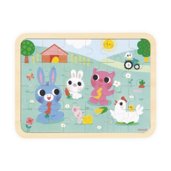 Slika Drvene puzzle - Farma