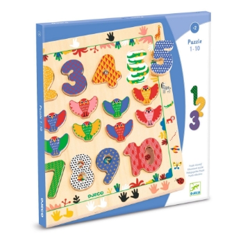 Slika Drvene puzzle - Brojevi