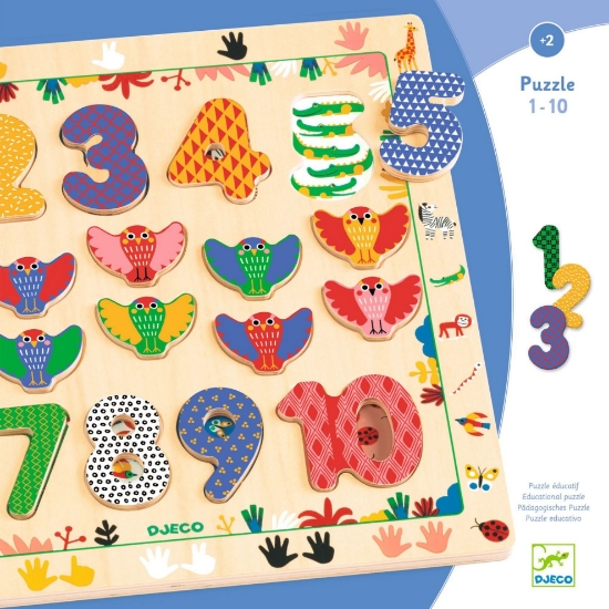 Slika Drvene puzzle - Brojevi