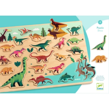 Slika Drvene puzzle - Dino