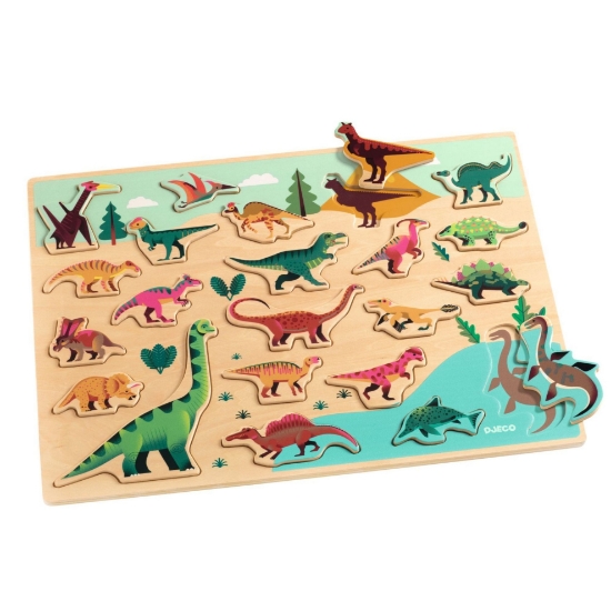 Slika Drvene puzzle - Dino