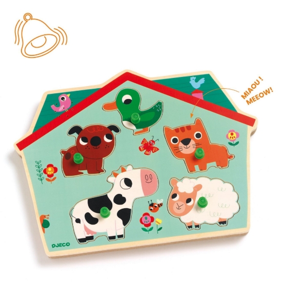 Slika Glazbene puzzle - Farma