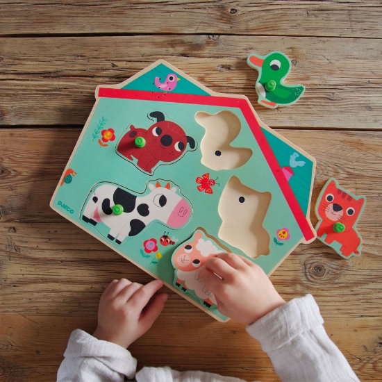 Slika Glazbene puzzle - Farma