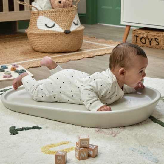 Slika Silikonska mekana podloga za prematanje Squishy - Ivory - Shnuggle