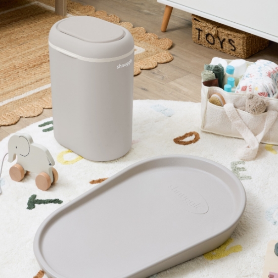 Slika Eco-Touch Spremnik za odlaganje pelena - Taupe - Shnuggle