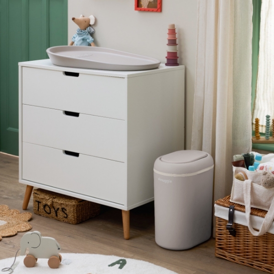 Slika Eco-Touch Spremnik za odlaganje pelena - Taupe - Shnuggle