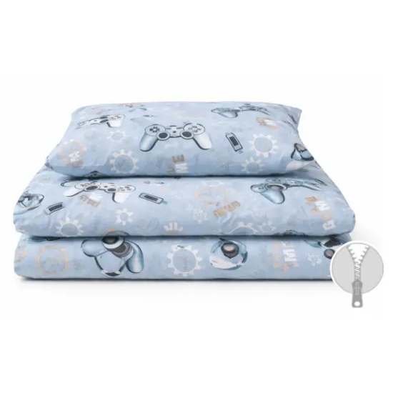 Slika Junior set posteljine 160x200 cm - Gamer - MimiNu