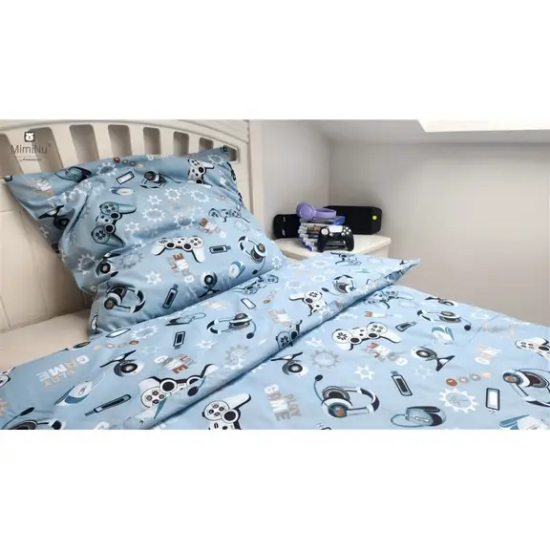 Slika Junior set posteljine 160x200 cm - Gamer - MimiNu