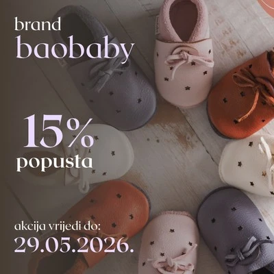 15% popusta na brand Baobaby