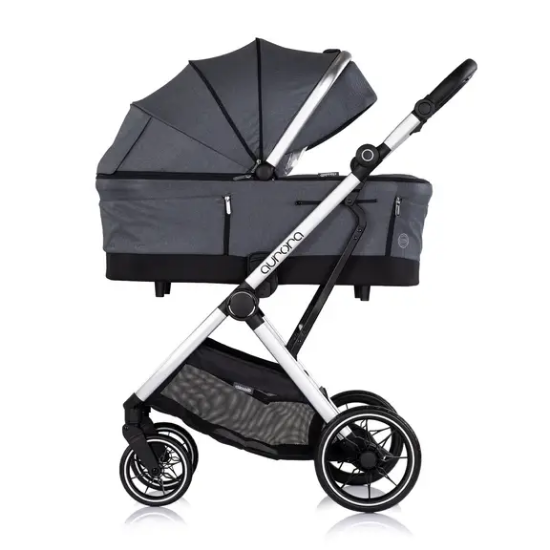 Slika Dječja kolica 3u1 Aurora Charcoal - Chipolino
