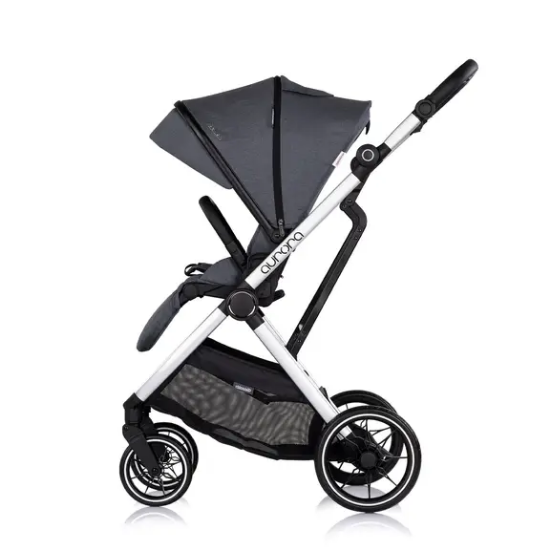 Slika Dječja kolica 3u1 Aurora Charcoal - Chipolino
