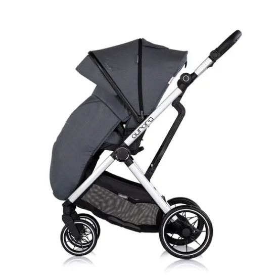 Slika Dječja kolica 3u1 Aurora Charcoal - Chipolino
